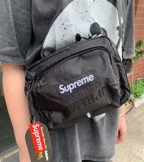 supreme red shoulder bag replica|is your supreme bag real.